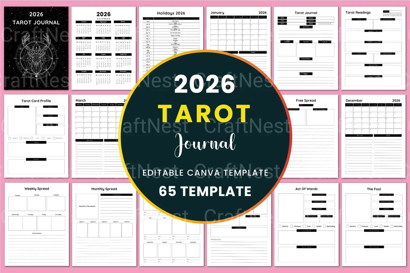 Tarot Card Reading Guide - CraftNest - Digital Crafting and Art