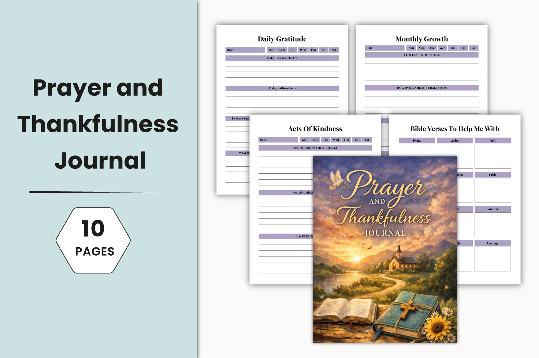 Prayer and Thankfulness Journal