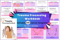 Trauma Processing Workbook for Healing and Recovery - CraftNest - Digital Crafting and Art