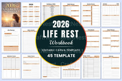 Life Reset Workbook: Transform Your Life Today - CraftNest - Digital Crafting and Art