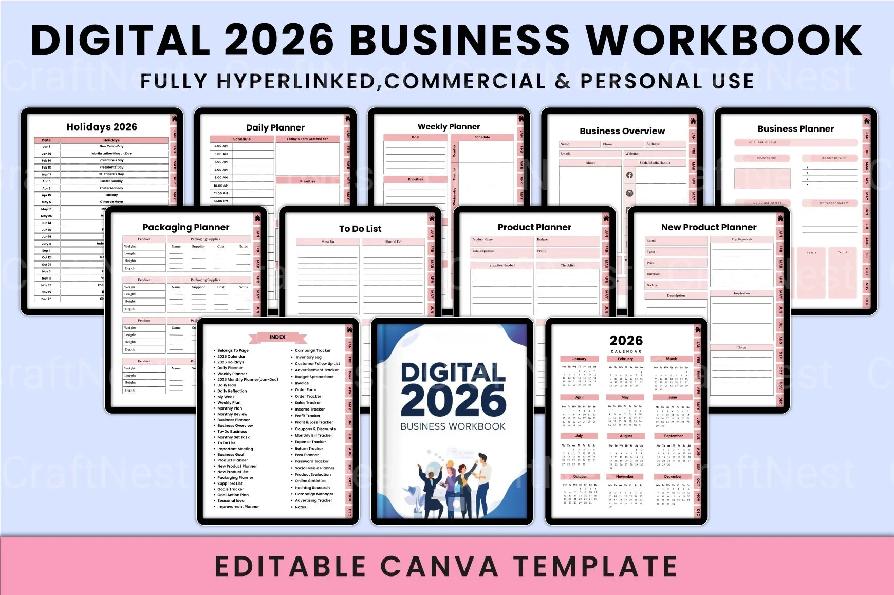 Business Workbook Guide - CraftNest - Digital Crafting and Art