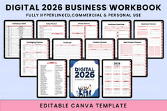 Business Workbook Guide - CraftNest - Digital Crafting and Art