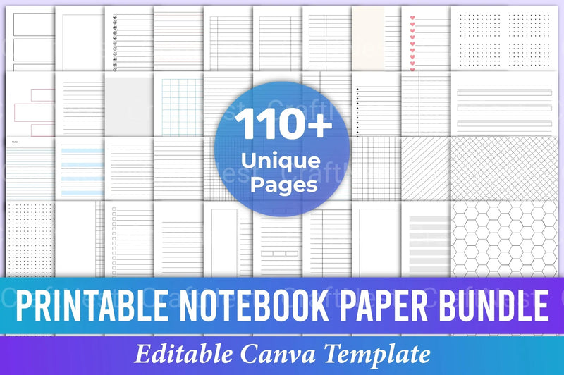 Stylish Notebook for Creative Ideas - CraftNest - Digital Crafting and Art