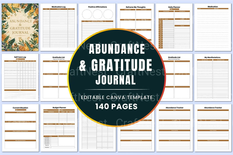 Abundance of Gratitude - CraftNest - Digital Crafting and Art