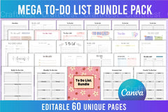Mega To-Do List Planner - CraftNest - Digital Crafting and Art