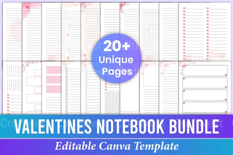 Valentine's Day Notebook - CraftNest - Digital Crafting and Art