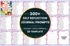300 Self Reflection Prompts for Personal Growth - CraftNest - Digital Crafting and Art