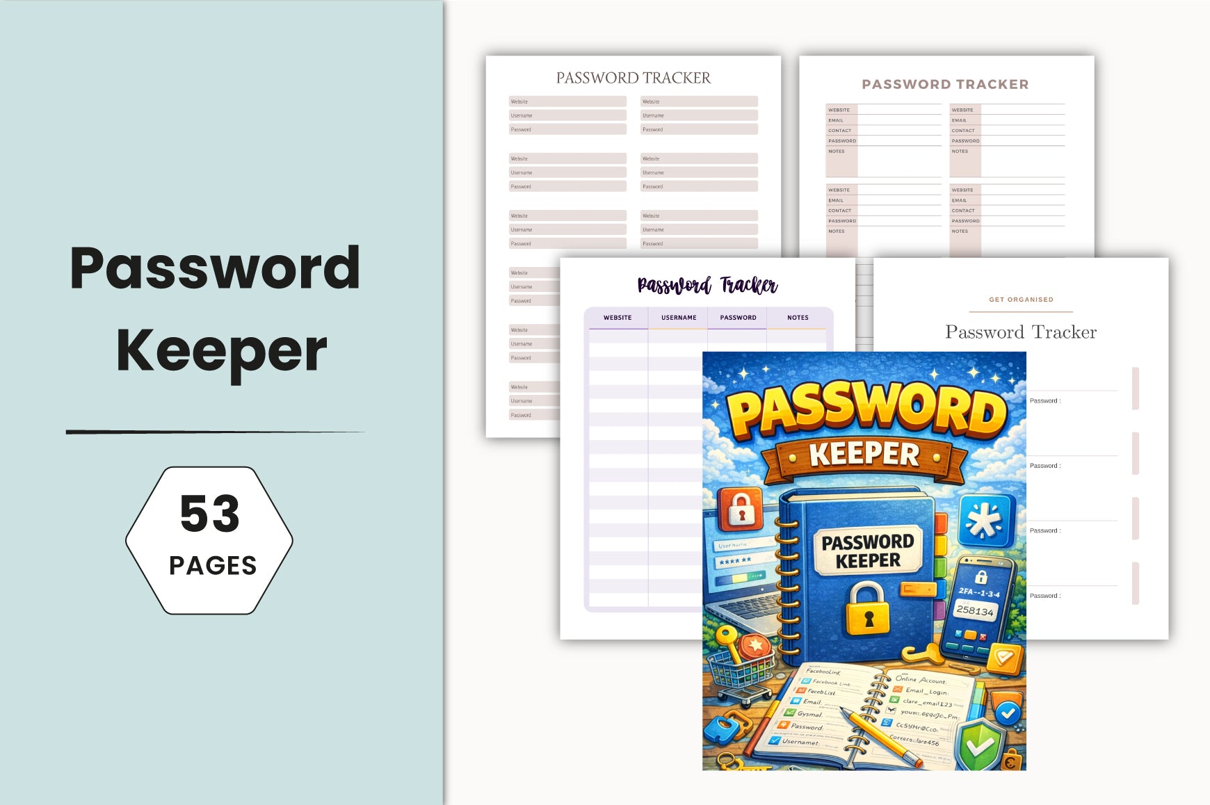 Password Keeper Planner