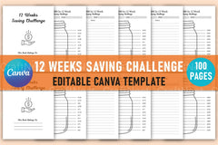 Weekly Savings Challenge Guide - CraftNest - Digital Crafting and Art