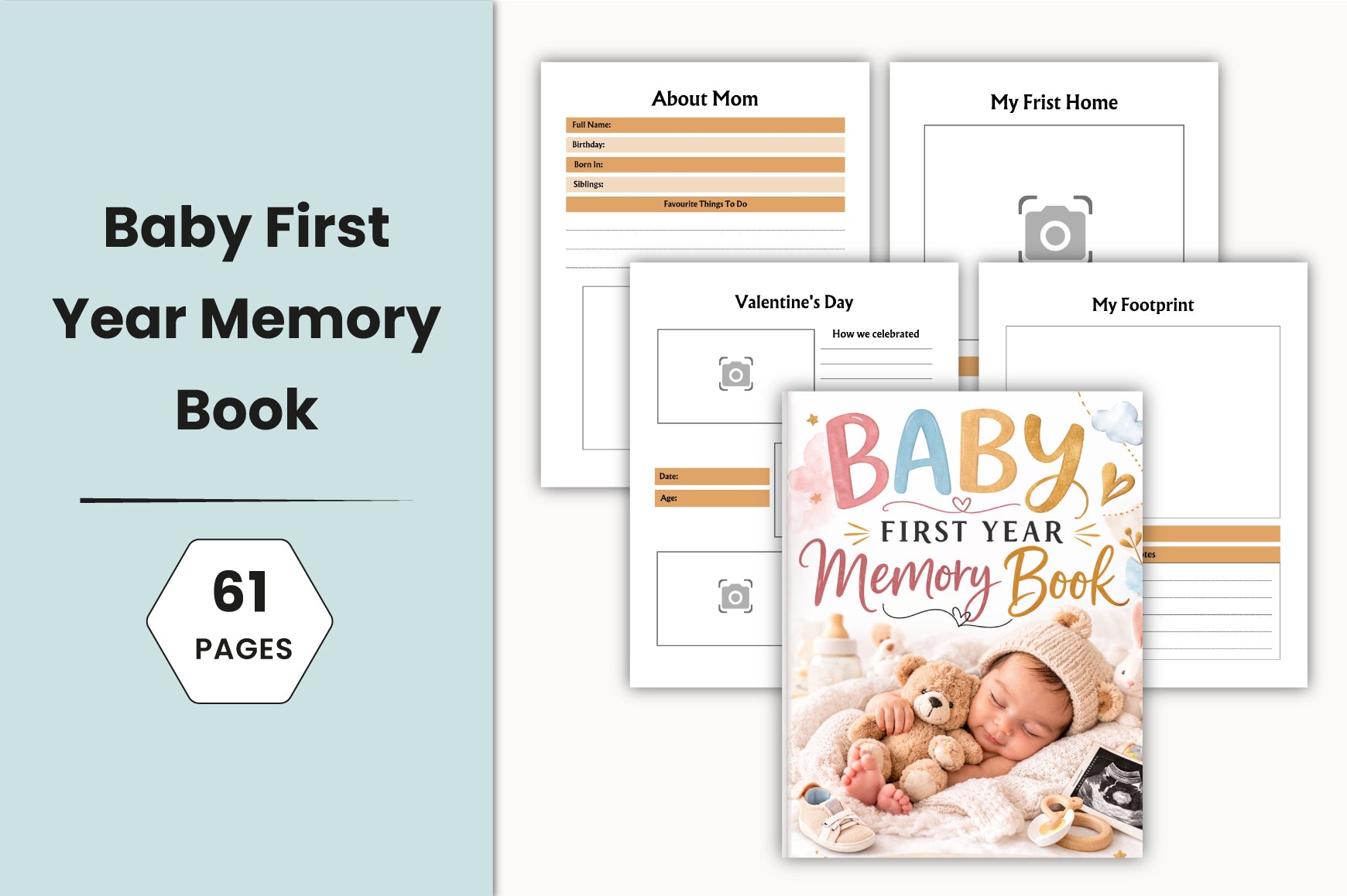Baby's First Year Memory Planner
