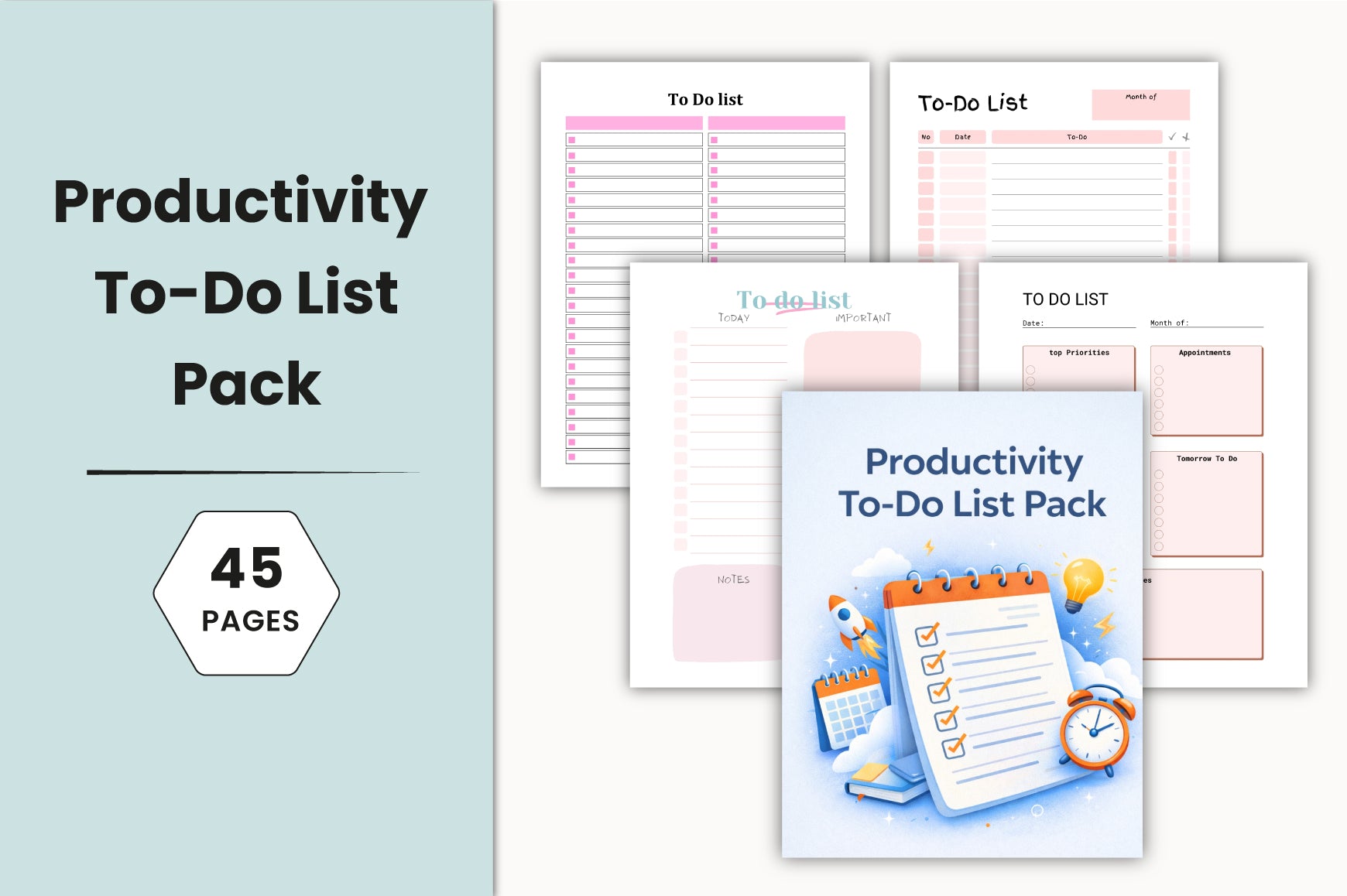Productivity To-Do List Planner