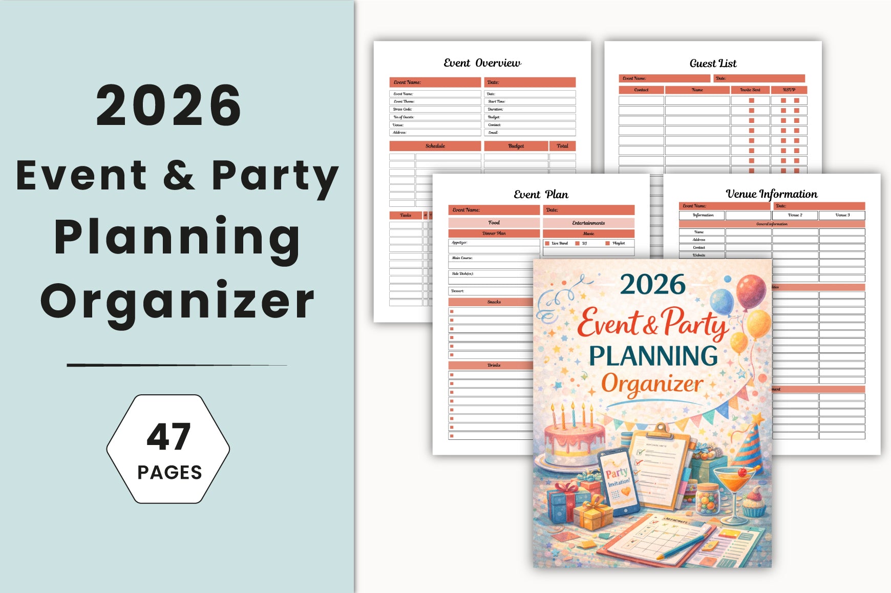 Event Party Planning Planner