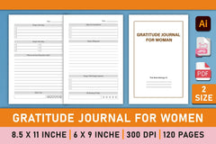Gratitude for Women Planner - CraftNest - Digital Crafting and Art