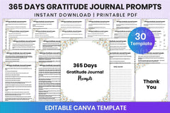 Daily Gratitude Prompts for Mindfulness - CraftNest - Digital Crafting and Art