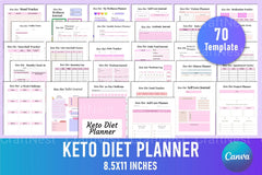 Keto Diet Planner for Effective Weight Loss - CraftNest - Digital Crafting and Art