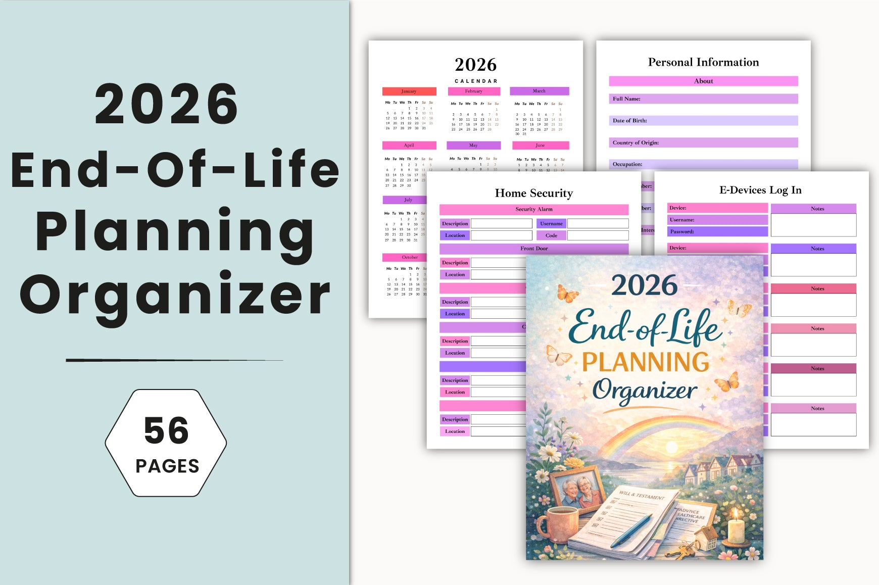 End of Life Planning Planner