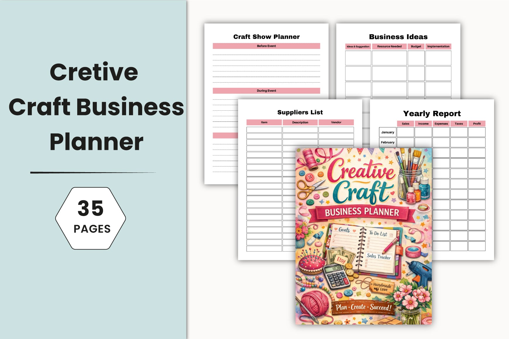 Creative Craft Business Planner
