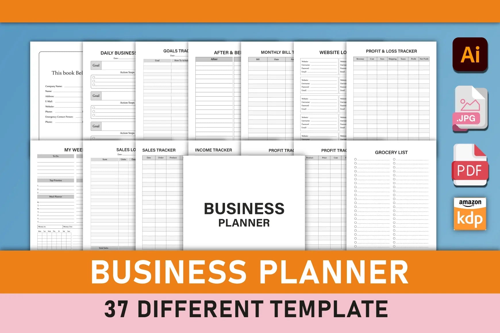 Business Planner from 100 Planner - CraftNest - Digital Crafting and Art