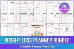 Weight Loss Planner for Effective Results - CraftNest - Digital Crafting and Art