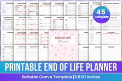 End of Life Planner Guide - CraftNest - Digital Crafting and Art