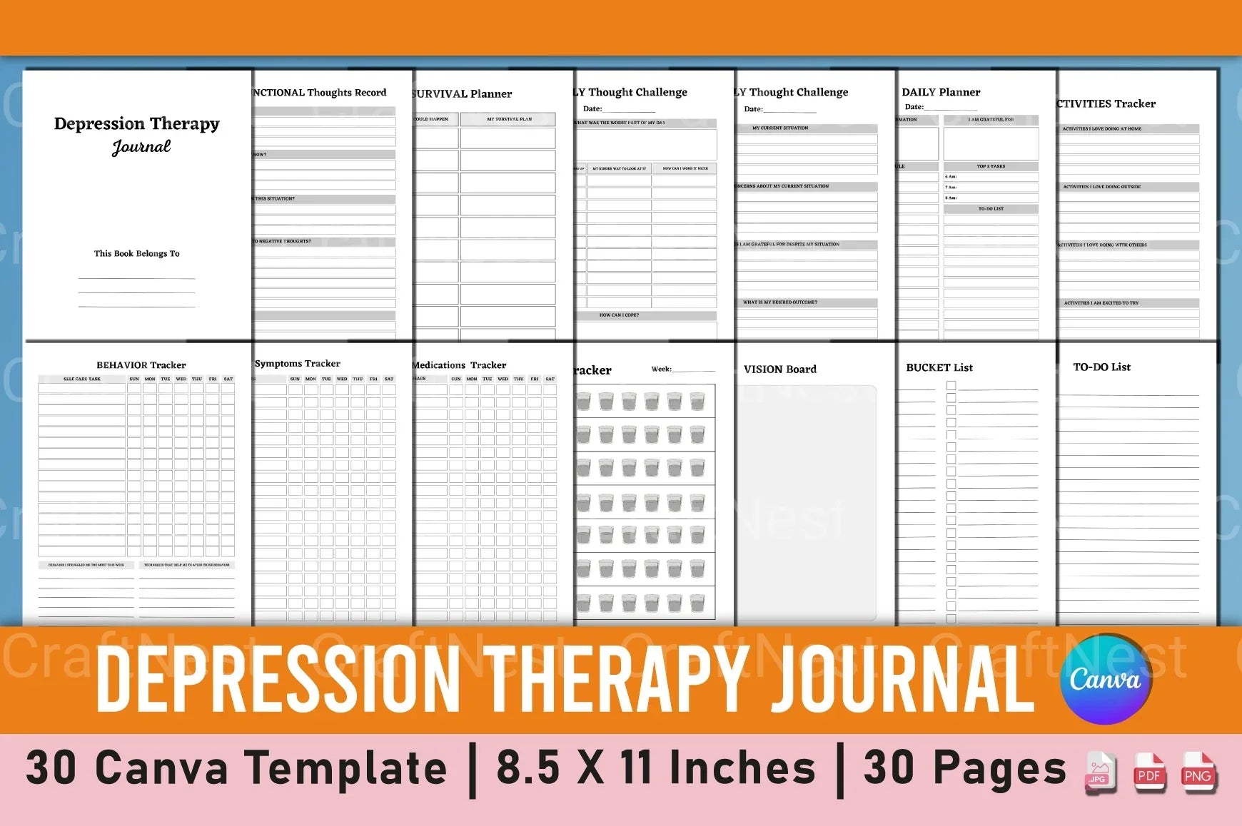 Depression Therapy Techniques and Strategies - CraftNest - Digital Crafting and Art