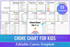 Chore Chart for Kids: Organize and Motivate - CraftNest - Digital Crafting and Art