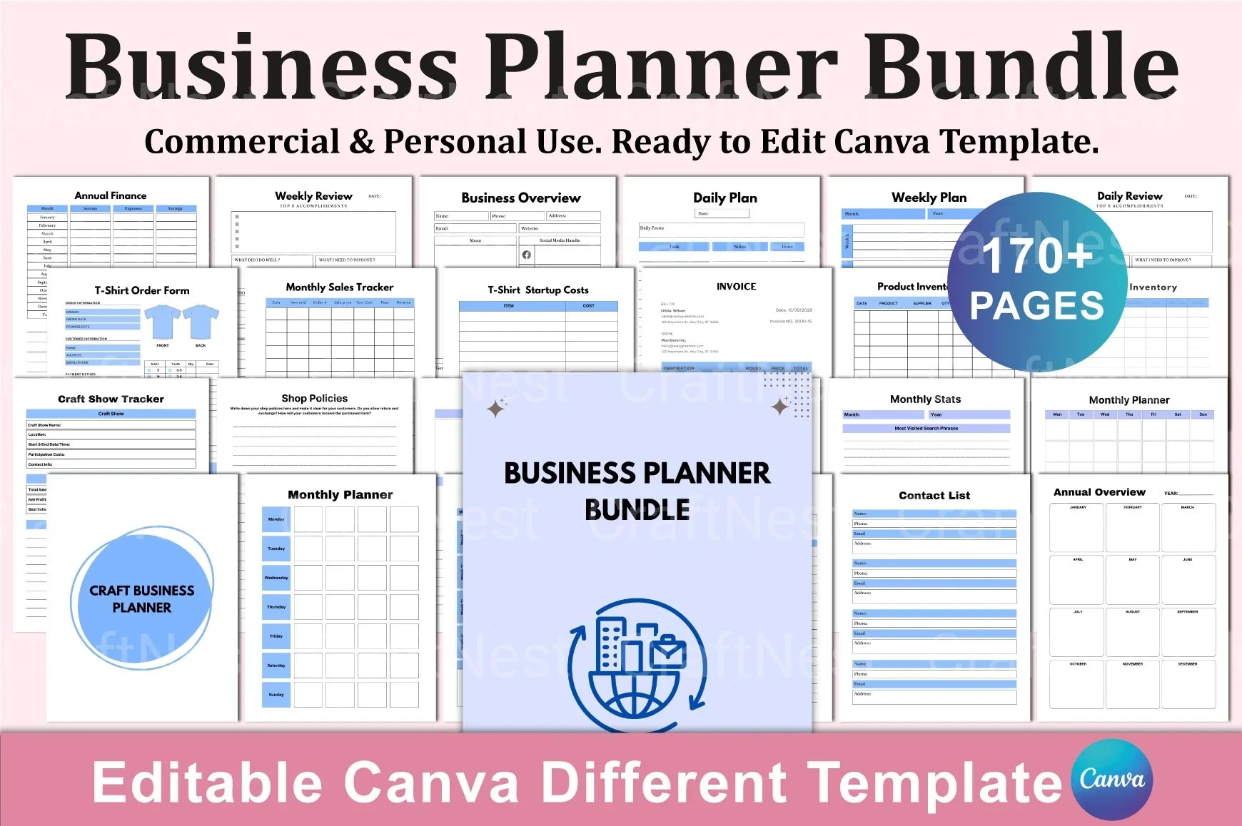 Business Planner Interior Design - CraftNest - Digital Crafting and Art