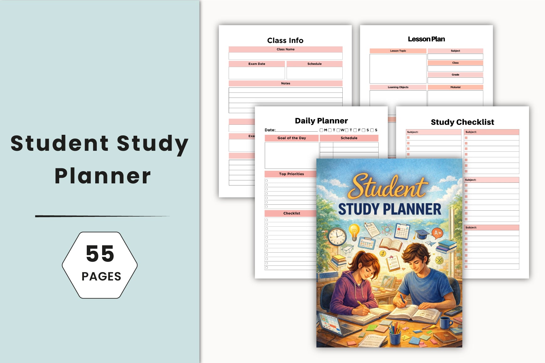 Student Study Planner for Effective Time Management