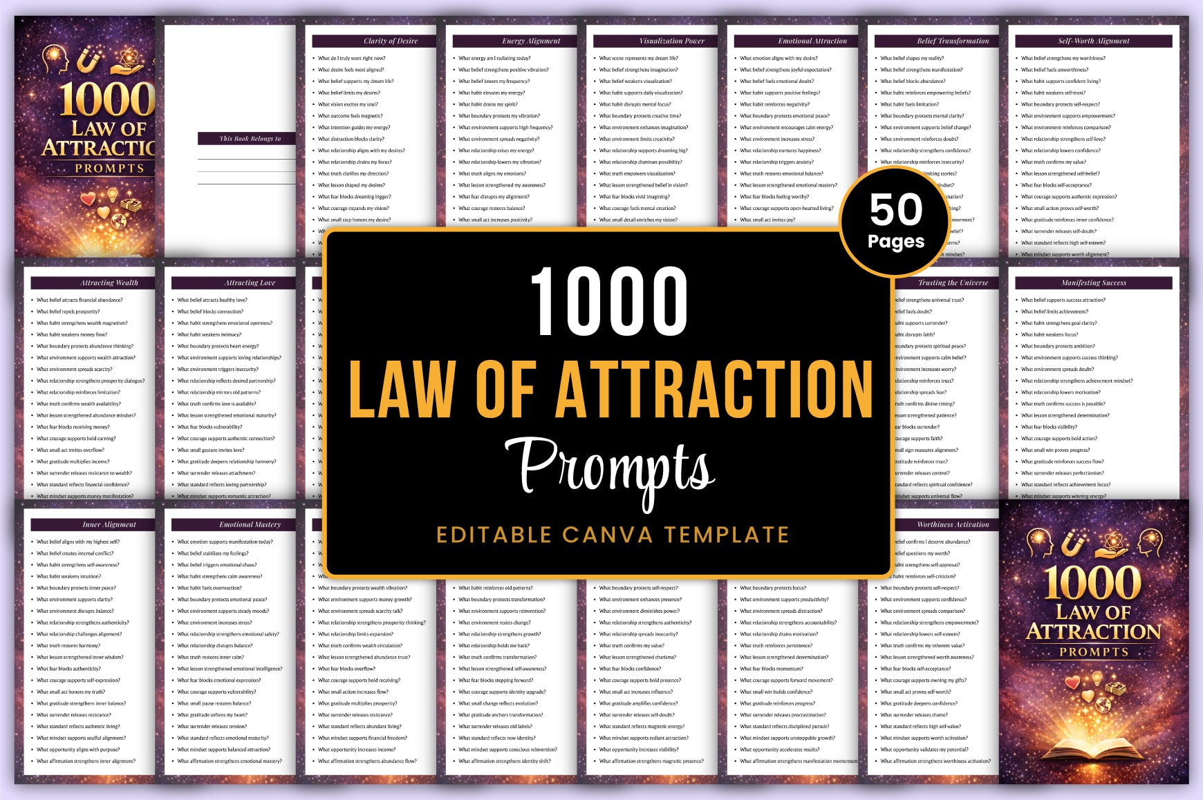 Law of Attraction Prompts for Manifestation