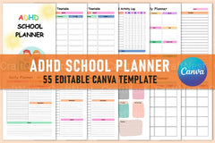 ADHD School Planner for Effective Organization - CraftNest - Digital Crafting and Art