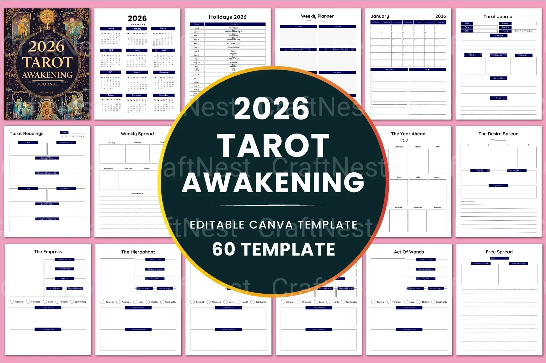 Tarot Awakening: Discover Your Spiritual Path - CraftNest - Digital Crafting and Art