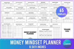 Money Mindset Planner for Financial Success - CraftNest - Digital Crafting and Art