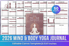 Mind Body Yoga: Enhance Wellness and Balance - CraftNest - Digital Crafting and Art