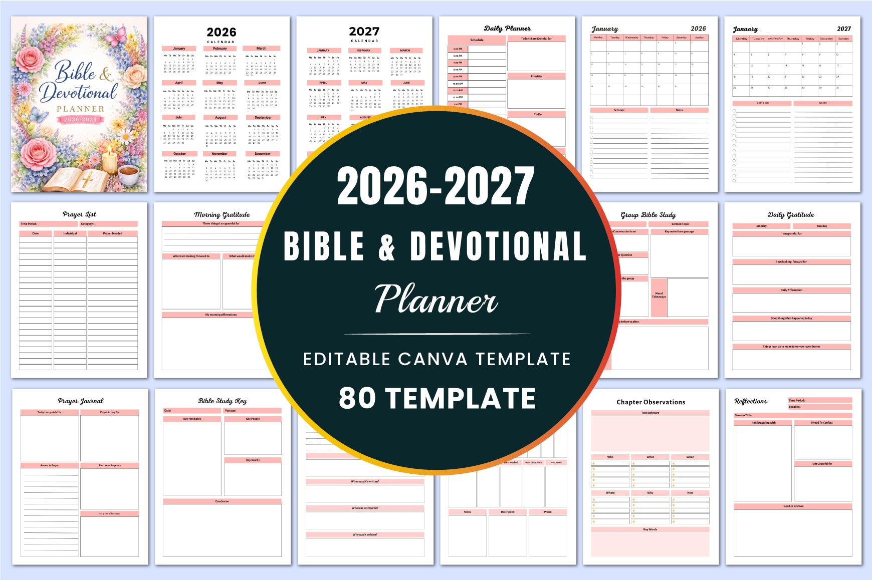 Bible Devotional Planner