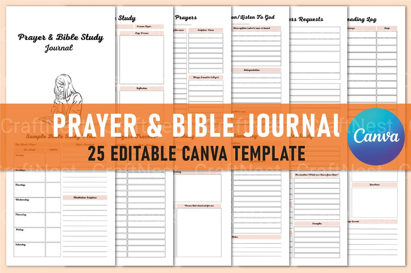 Prayer Bible: Enhance Your Spiritual Journey - CraftNest - Digital Crafting and Art