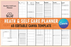 Health Self-Care Planner - CraftNest - Digital Crafting and Art