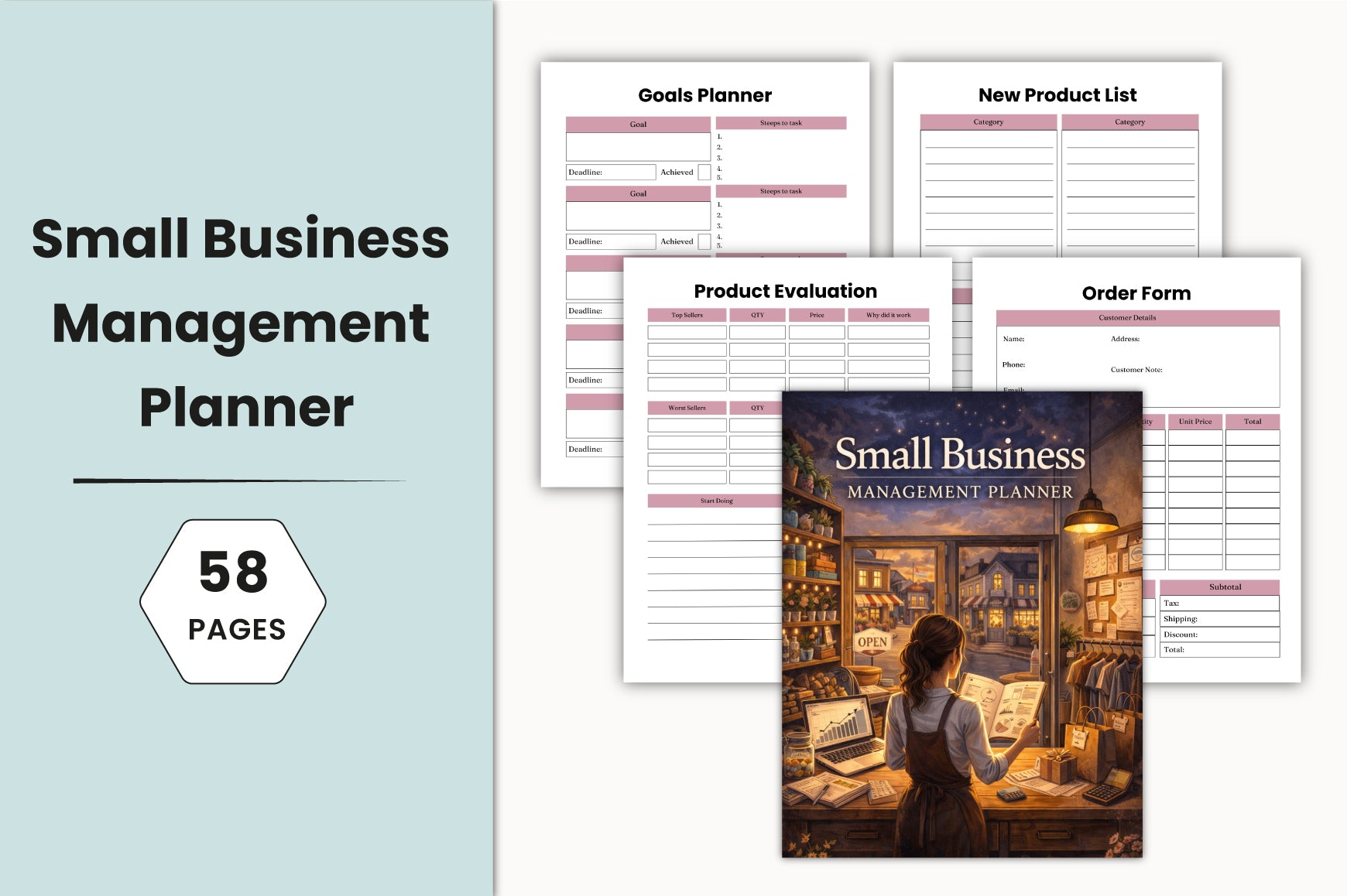 Small Business Management Planner