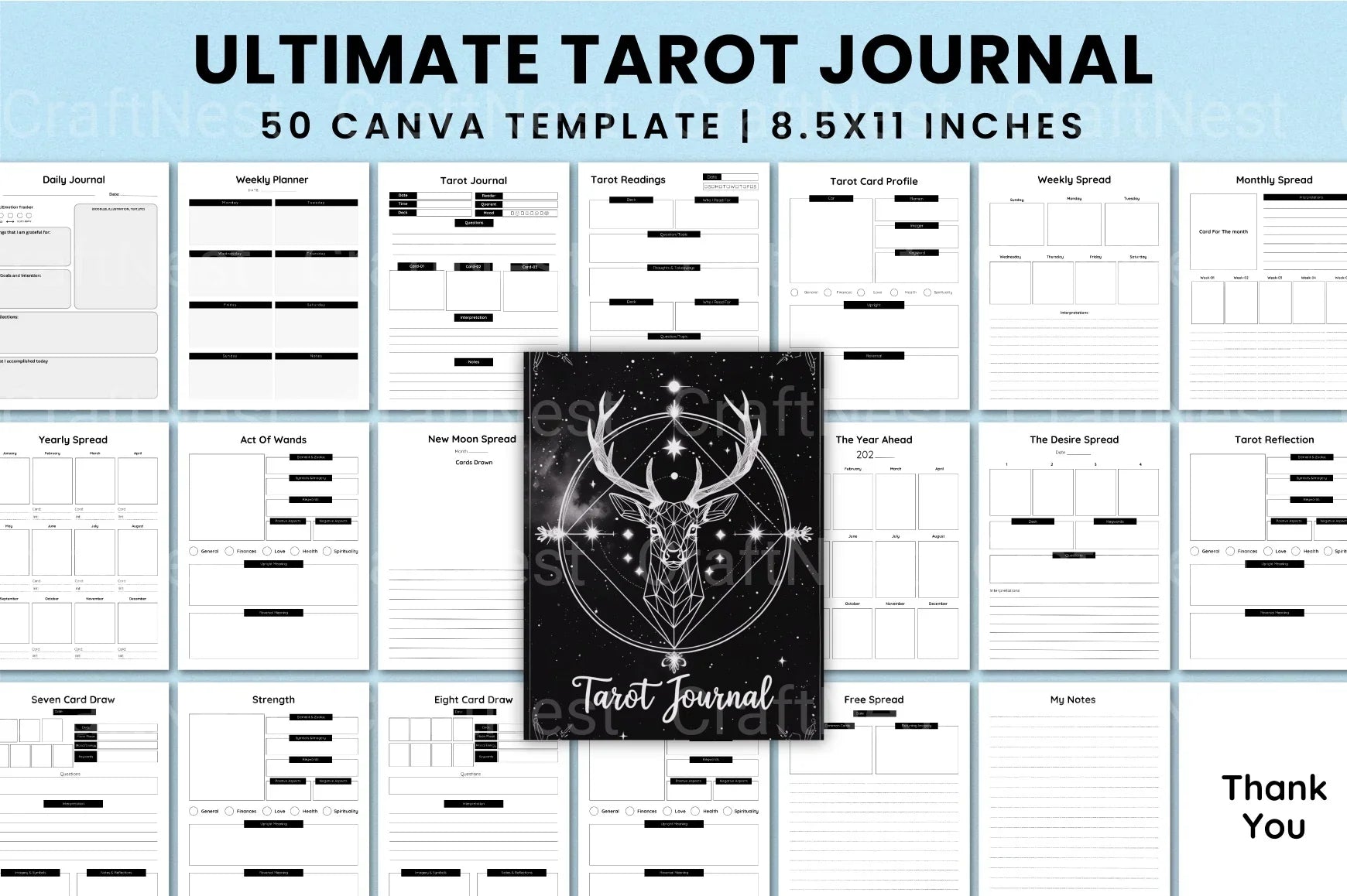 Tarot Card Design - CraftNest - Digital Crafting and Art