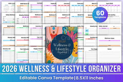 Wellness Lifestyle Organizer - CraftNest - Digital Crafting and Art