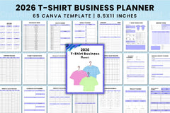 Shirt Business Planner Guide - CraftNest - Digital Crafting and Art