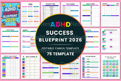 ADHD Success Blueprint - CraftNest - Digital Crafting and Art