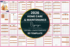 Home Care Maintenance Organizer - CraftNest - Digital Crafting and Art