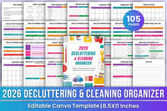 Decluttering and Cleaning Organizer - CraftNest - Digital Crafting and Art