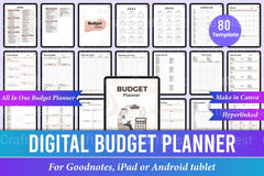 Budget Planner 2023 - CraftNest - Digital Crafting and Art
