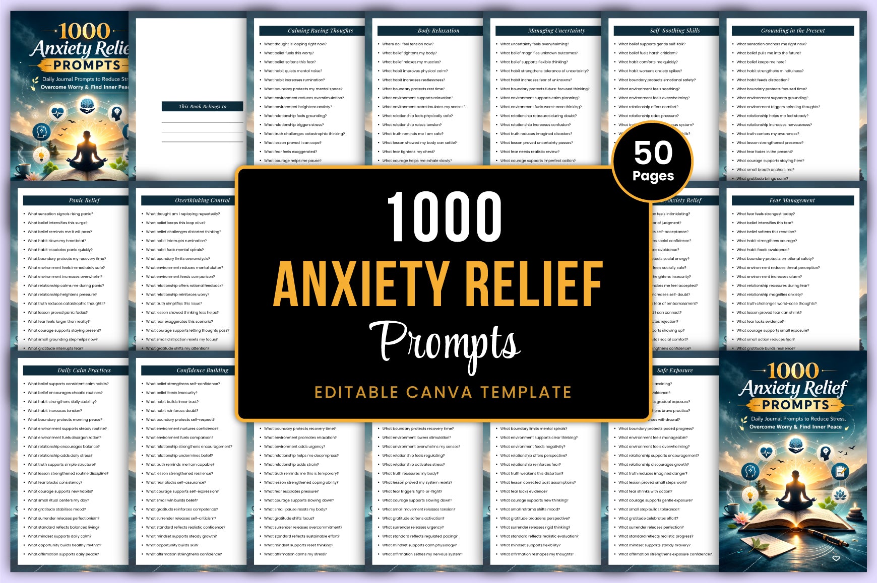 Anxiety Relief Prompts