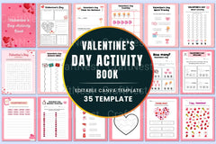 Valentine's Day Activity Book for Kids - CraftNest - Digital Crafting and Art