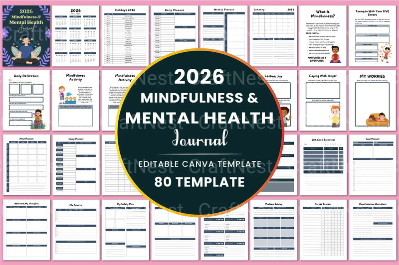 Mindfulness for Mental Health - CraftNest - Digital Crafting and Art