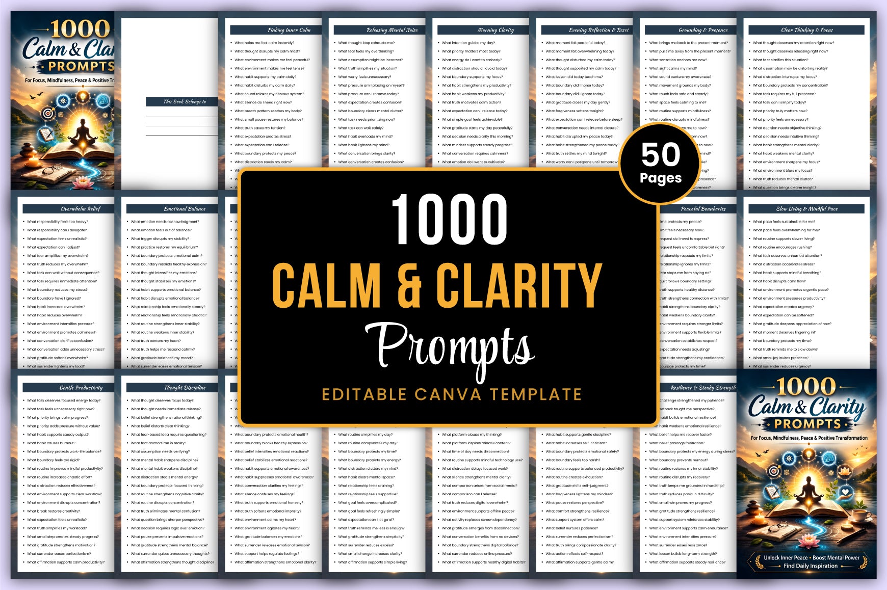 Calm Clarity Prompts Collection