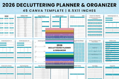 Decluttering Planner & Organizer - CraftNest - Digital Crafting and Art