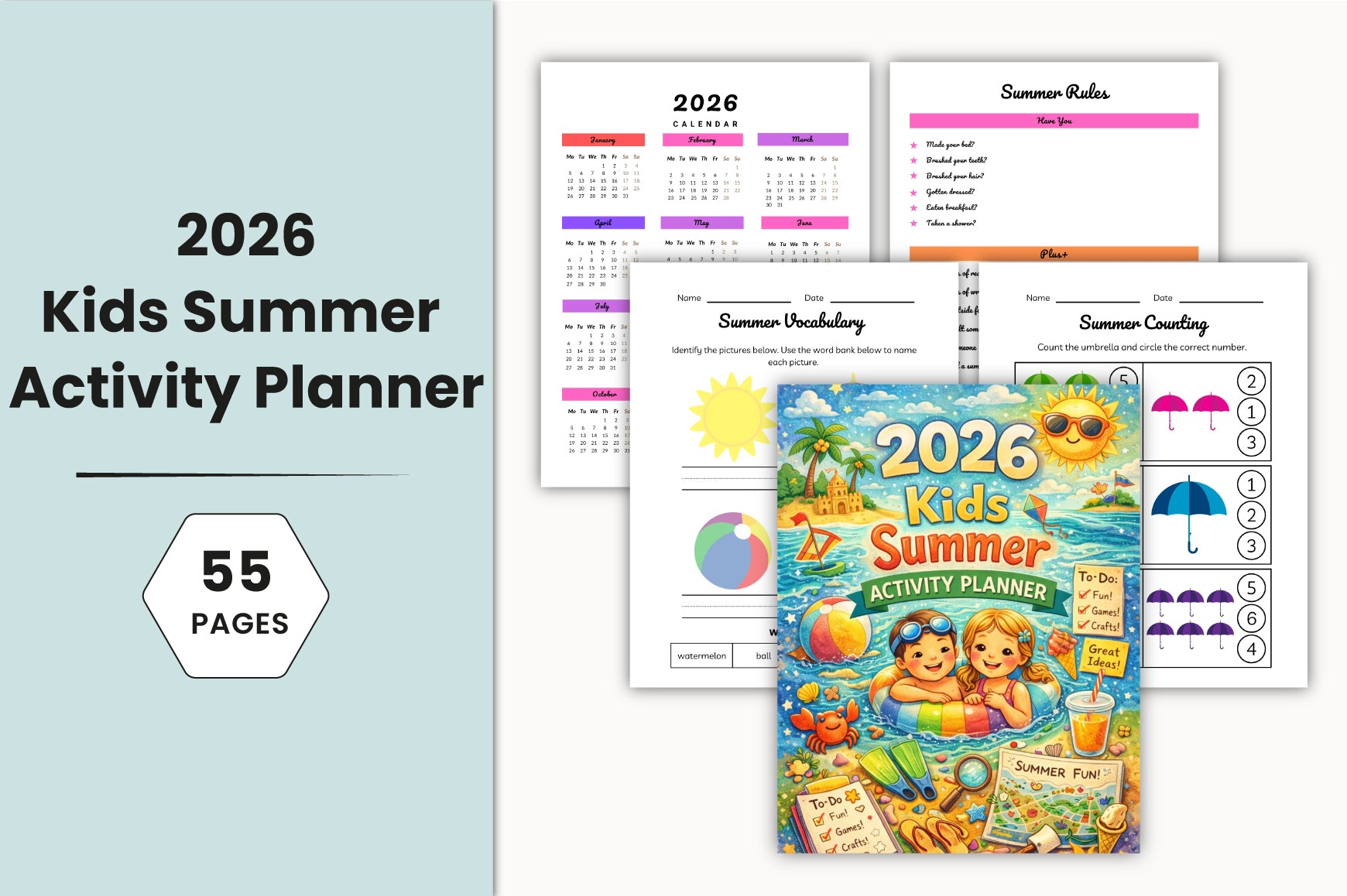 Kids Summer Activity Planner